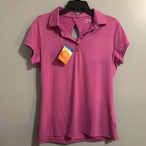 NWT Columbia Sunlight Peak Short Sleeve Polo-Large